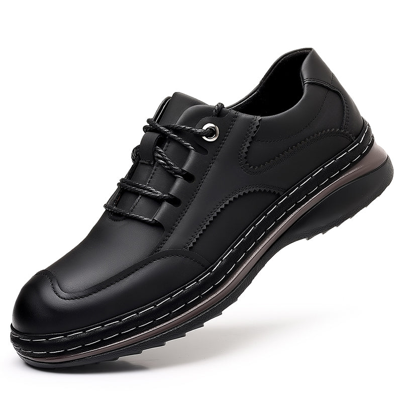 (⏰ Limited Time Sale 70% OFF 🔥) Men’s Premium Leather Lace-Up Shoes – Business to Travel Comfort | Shock-Absorbing, Wide Fit, All-Day Support