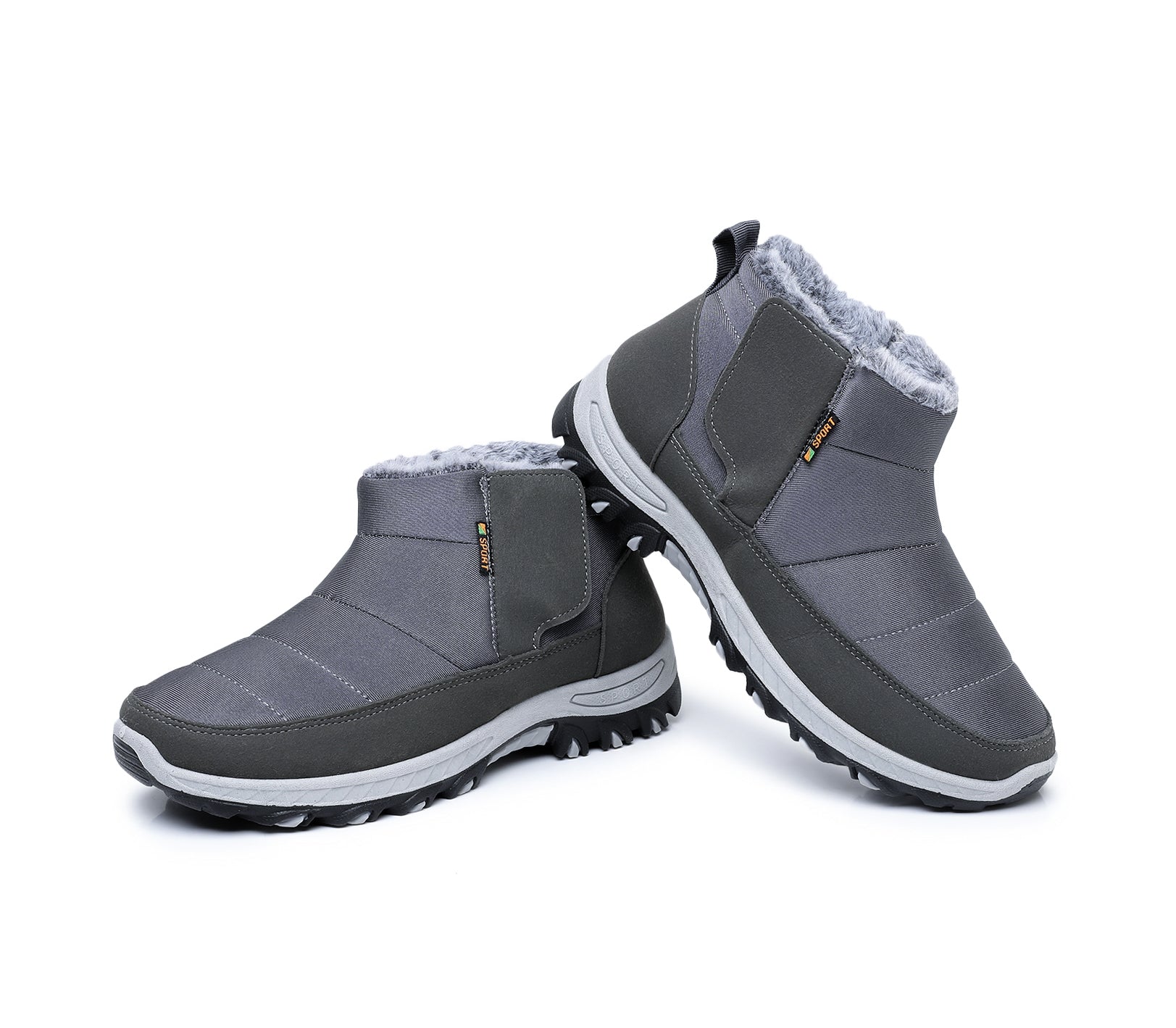 Unisex Fall/Winter Thermal-Lined Snow Boots – Waterproof, Non-Slip All-Terrain Hiking & Casual Shoes with Arch Support