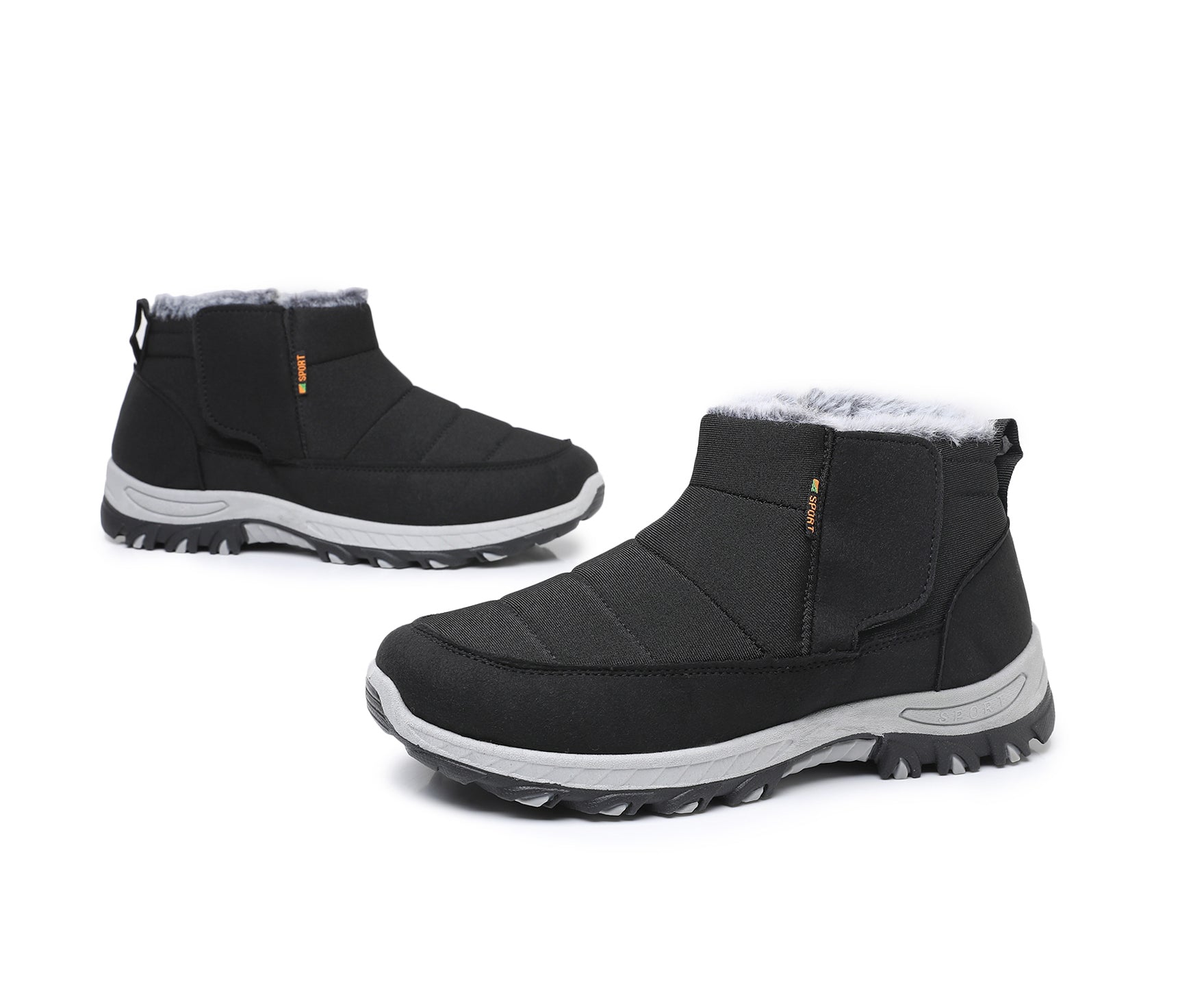 Unisex Fall/Winter Thermal-Lined Snow Boots – Waterproof, Non-Slip All-Terrain Hiking & Casual Shoes with Arch Support