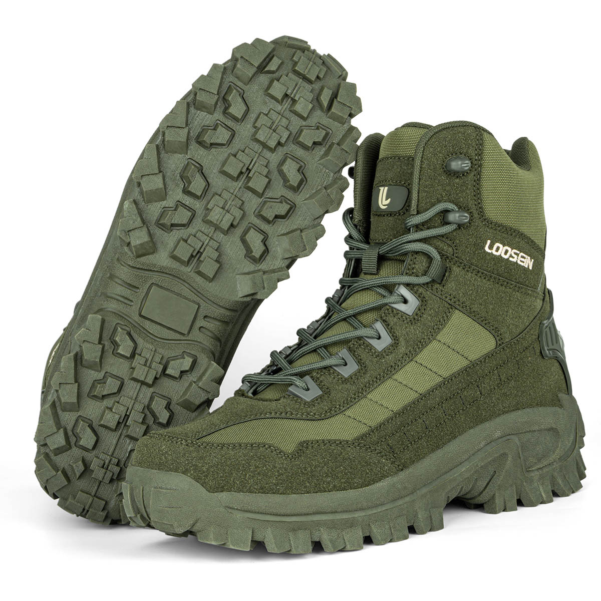 Mens Orthopedic Support Anti-Puncture Work Boots Waterproof Anti-Sprain Hiking Boots